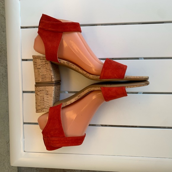 New The Flexx Vera Pelle red suede sandals size 42 - Picture 8 of 13